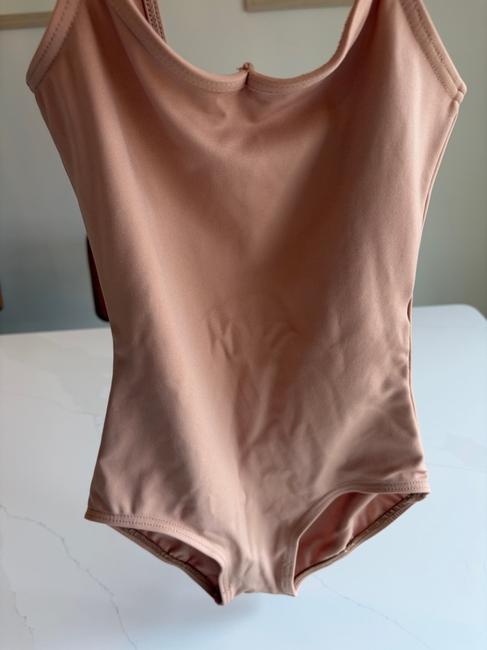 Capezio Tan One-Piece Leotard XS
